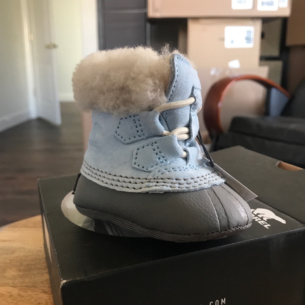 Sorel Girls' Caribootie Suede Booties - Picture 3 of 6